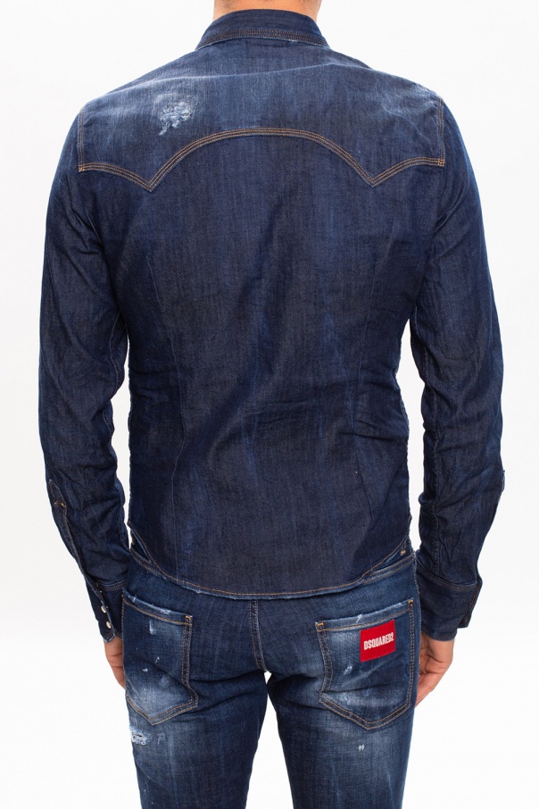all-over print T-shirt | Denim shirt Dsquared2